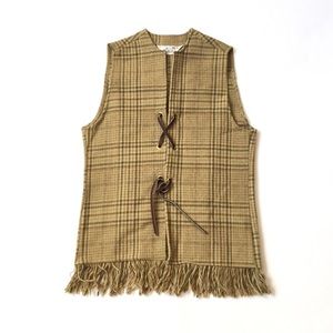 Vintage Woolrich wool vest size 18 gold